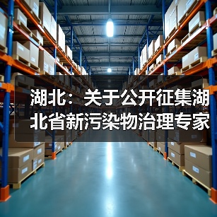 湖北：关于公开征集湖北省新污染物治理专家的函