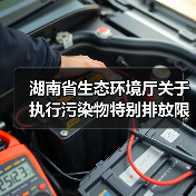 湖南省生态环境厅关于执行污染物特别排放限值（第二批）的公告