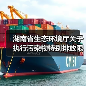 湖南省生态环境厅关于执行污染物特别排放限值（第二批）的公告