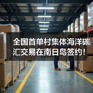 全国首单村集体海洋碳汇交易在南日岛签约!(图4) 全国首单村集体海洋碳汇交易在南日岛签约!(图4)