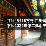 共计45418万元 四川省下达2022年第二批中央和省级生态环保资金支出预算（图4）