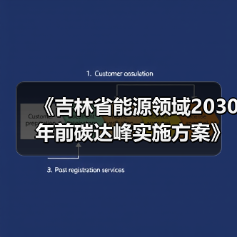 《吉林省能源领域2030年前碳达峰实施方案》发布!(图1) 《吉林省能源领域2030年前碳达峰实施方案》发布!(图1)