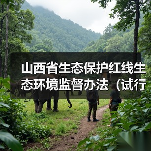 山西省生态保护红线生态环境监督办法(试行)征求意见(图4) 山西省生态保护红线生态环境监督办法(试行)征求意见(图4)
