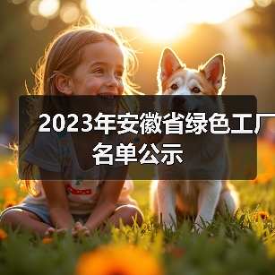 2023年安徽省绿色工厂名单公示(图2) 2023年安徽省绿色工厂名单公示(图2)