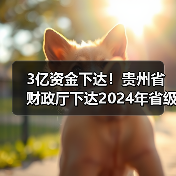 3亿资金下达!贵州省财政厅下达2024年省级农村生活污水治理专项资金(图1) 3亿资金下达!贵州省财政厅下达2024年省级农村生活污水治理专项资金(图1)