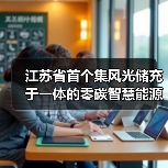 江苏省首个集风光储充于一体的零碳智慧能源示范项目正式投用(图3) 江苏省首个集风光储充于一体的零碳智慧能源示范项目正式投用(图3)