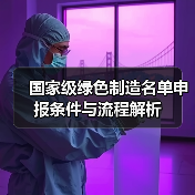国家级绿色制造名单申报条件与流程解析(图1) 国家级绿色制造名单申报条件与流程解析(图1)