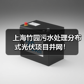 上海竹园污水处理分布式光伏项目并网！（图3）