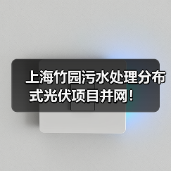 上海竹园污水处理分布式光伏项目并网！（图4）