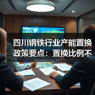四川钢铁行业产能置换政策要点：置换比例不低于1.25:1（图1）