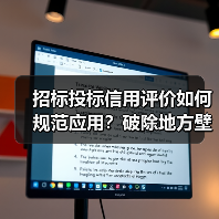 招标投标信用评价如何规范应用?破除地方壁垒促公平竞争(图4) 招标投标信用评价如何规范应用?破除地方壁垒促公平竞争(图4)
