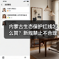 内蒙古生态保护红线怎么管?新规禁止不合理开发活动(图2) 内蒙古生态保护红线怎么管?新规禁止不合理开发活动(图2)