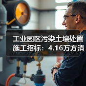 工业园区污染土壤处置施工招标:4.16万方清运+防渗措施中标机会大(图1) 工业园区污染土壤处置施工招标:4.16万方清运+防渗措施中标机会大(图1)