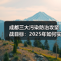 成都三大污染防治攻坚战目标:2025年如何实现空气质量新突破?(图2) 成都三大污染防治攻坚战目标:2025年如何实现空气质量新突破?(图2)