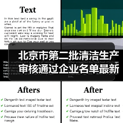 北京市第二批清洁生产审核通过企业名单最新公布(图1) 北京市第二批清洁生产审核通过企业名单最新公布(图1)