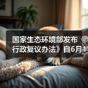 国家生态环境部发布《行政复议办法》自6月1日起施行!(图1) 国家生态环境部发布《行政复议办法》自6月1日起施行!(图1)