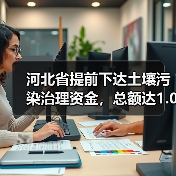 河北省提前下达土壤污染治理资金，总额达1.09亿元（图1）